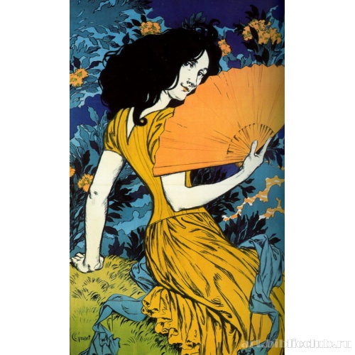 Веер. Издание Г. де Малерба для Всемирной выставки 1900 года