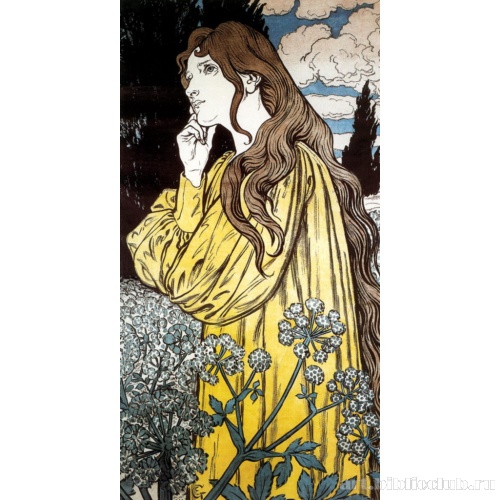 Размышление. Из серии «10 литографий