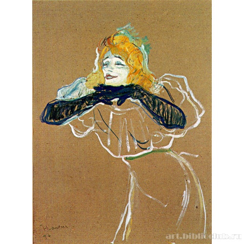 Певица Иветт Гильбер