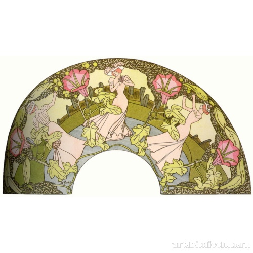 Эскиз веера «Хоровод»