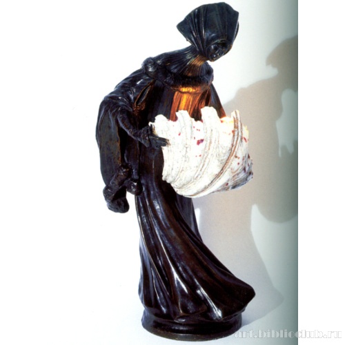 Настольная лампа «Дама с раковиной»