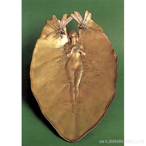 Шкатулка для мелочей «Нимфа и стрекозы»