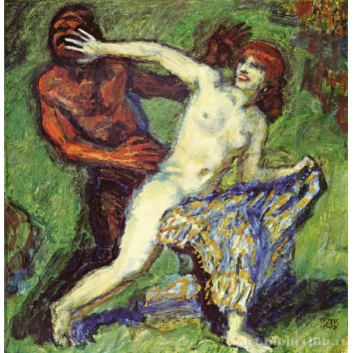 Игра в салки. Фавн и нимфа