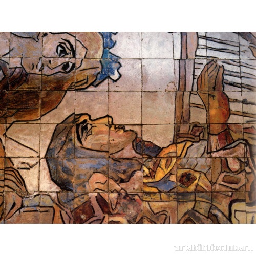 Фрагмент панно на фасаде гостиницы Метрополь