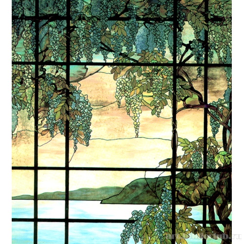 Витраж «Вид Оустер-Бей»