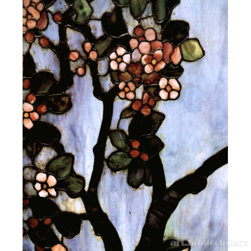 Витраж «Цветок яблони». Фрагмент
