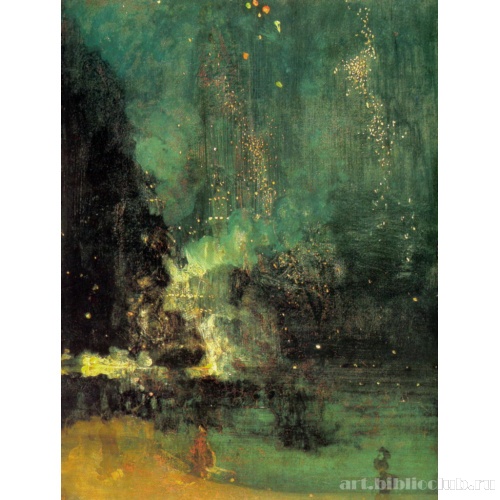 Ноктюрн в черном и золотом. Падающая ракета