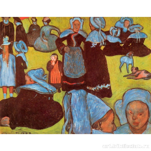 Женщины Бретани на зеленом лугу. (Извинение)