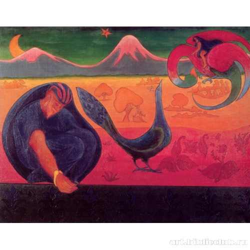 Пейзаж в манере Наби