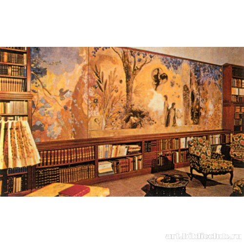 Библиотека аббатства Фонфруад. Панно «Полдень»