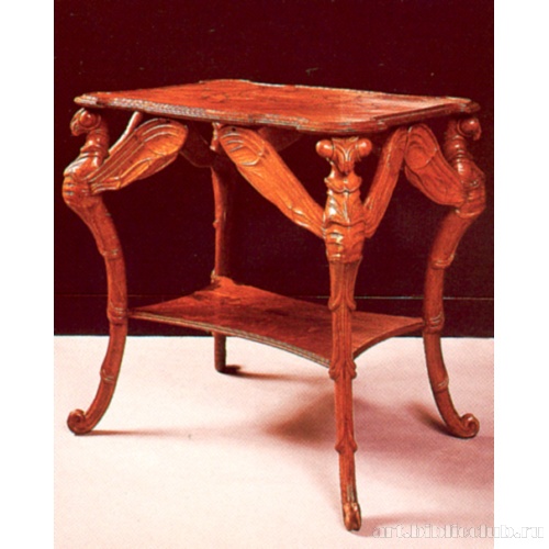 Двухярусный стол с ножками в виде стрекоз