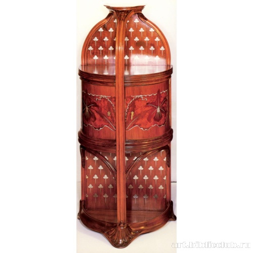 Полукруглый угловой шкаф