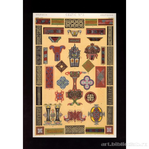 Лист из книги «Грамматика орнамента». Лондон, 1856