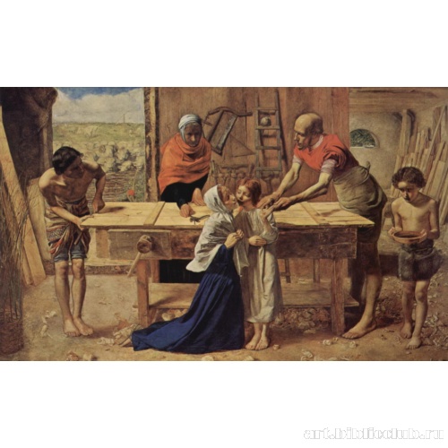 Иисус в родительском доме. Мастерская плотника