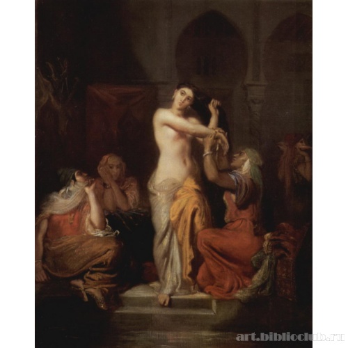 Сцена в гареме. Купание мавританки