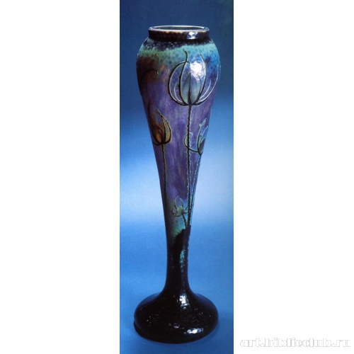 Ваза с изображением чертополоха