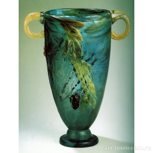 Ваза «Вспышка». Экспонировалась на выставке школы Нанси в Париже