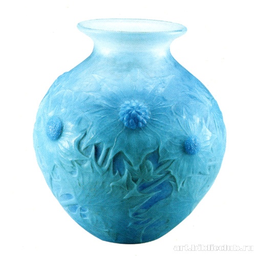 Ваза с цветами чертополоха