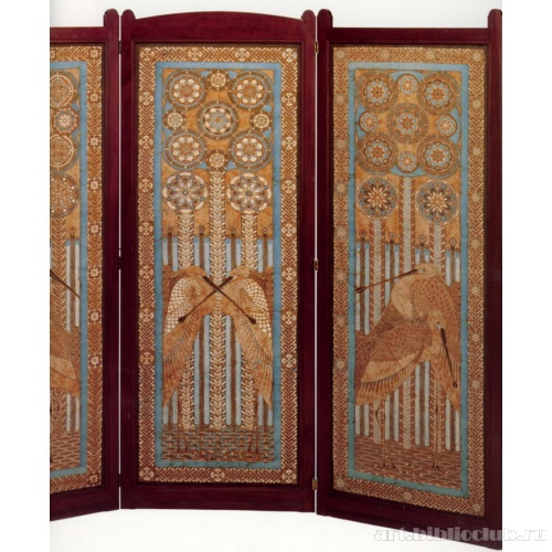 Трехстворчатая ширма, фрагмент