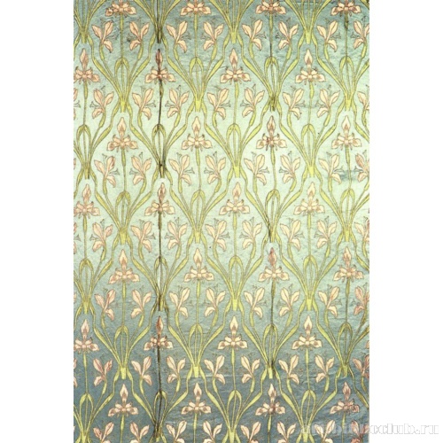 Ткань с узором из тигровых лилий