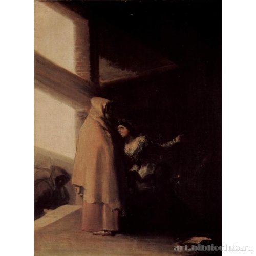 Цикл картин «Ужасы войны». Визит монаха