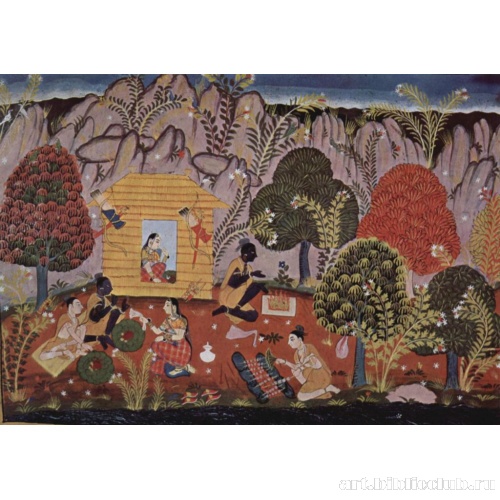 Рукопись «Рамаяны». Айодхья-Канда. Фрагмент