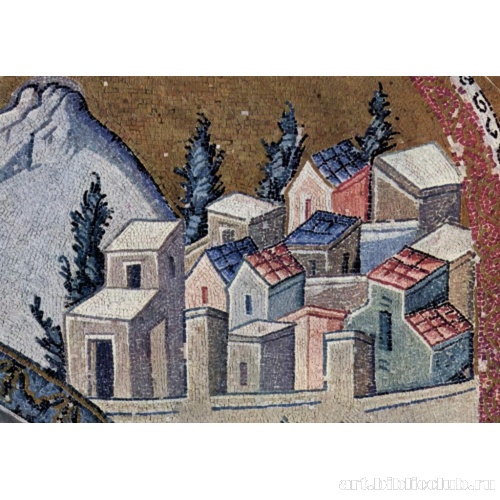 Мозаики из церкви Кахрие-джами в Стамбуле. Назарет. Фрагмент