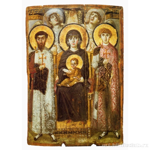 Тронная Богоматерь с Младенцем и святыми мучениками