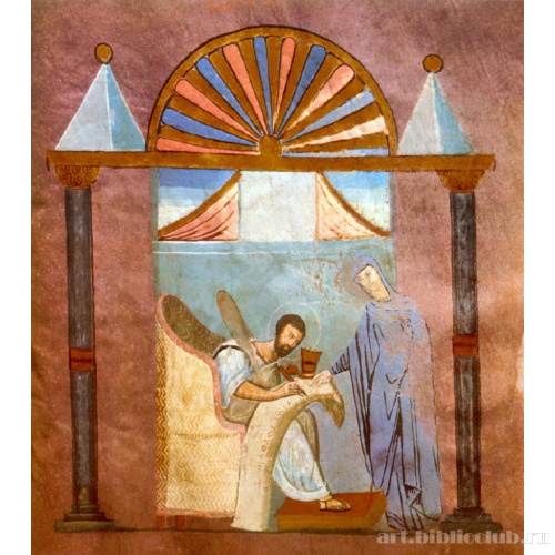 Евангелист с персонификацией Премудрости