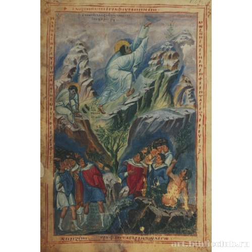 Моисей, получающий скрижали Завета