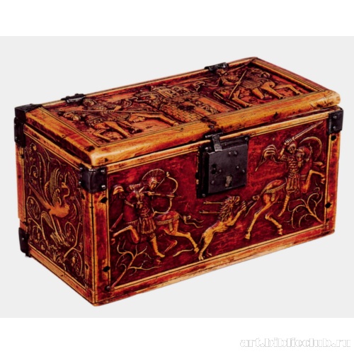 Шкатулка с императорами и охотниками