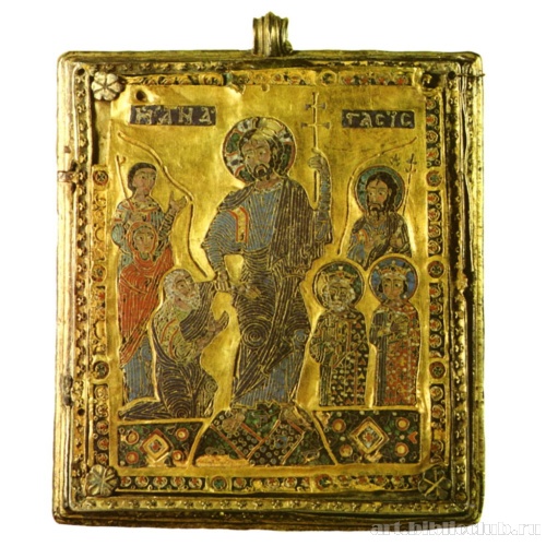 Сошествие во Ад. Образок-мощевик