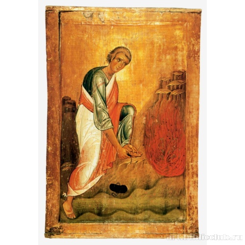 Моисей у Неопалимой купины. Синай, монастырь св. Екатерины