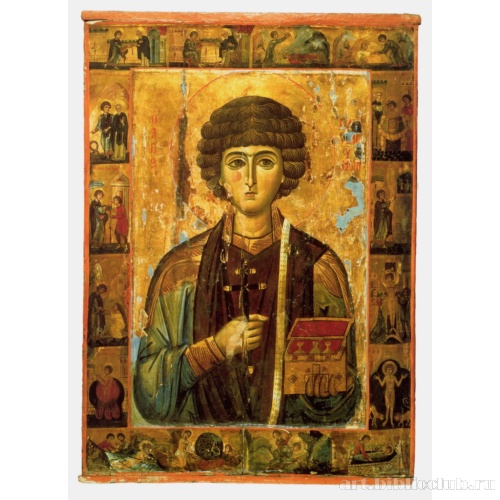 Св. Пантелеймон с житием. Синай, монастырь св. Екатерины