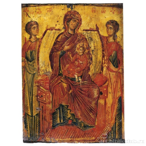 Богородица с двумя ангелами. Синай, монастырь св. Екатерины