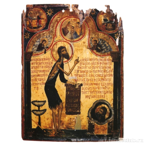 Иоанн Предтеча и Евангельские сцены. Синай, монастырь св. Екатерины