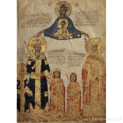 Мануил II Палеолог (1391-1425) с семейством