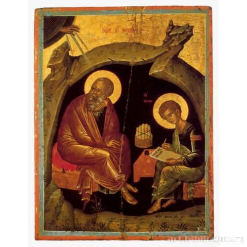 Иоанн Богослов и Прохор на Патмосе. Синай, монастырь Св. Екатерины