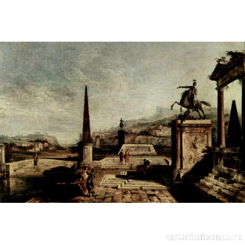 Пейзаж с обелиском