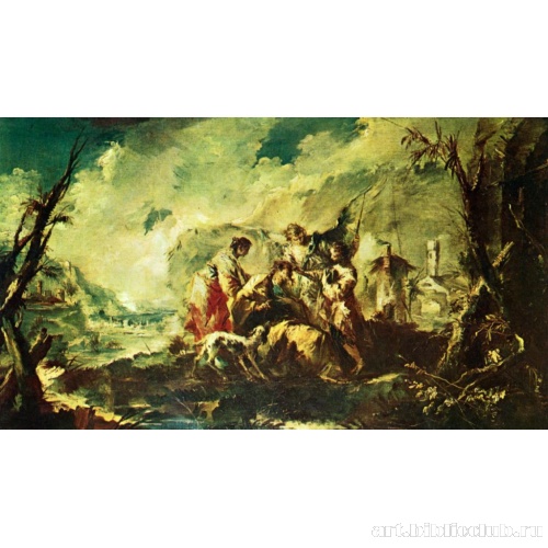 Товия исцеляет ослепшего отца