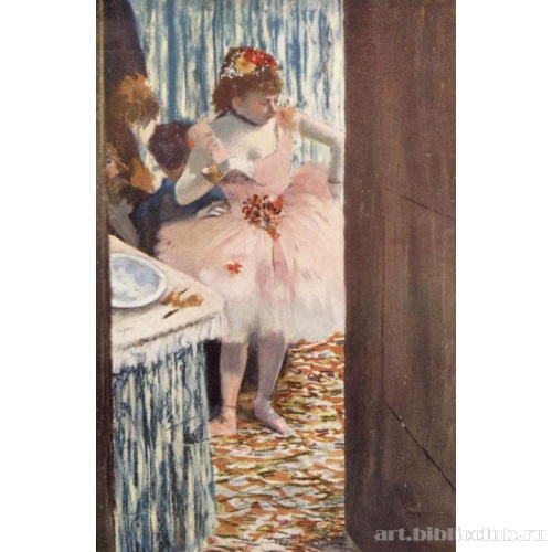 Танцовщица в своей уборной