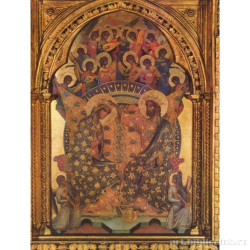 Полиптих с коронованием Марии, центральная часть. Коронование Марии