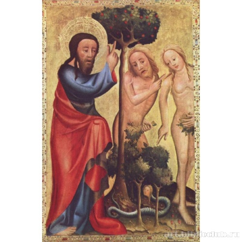 Грехопадение. Фрагмент. Господь наказывает прародителей