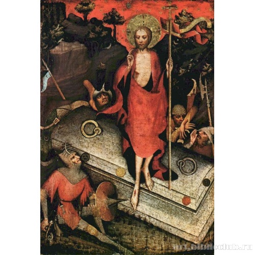 Алтарь из Виттингауэра, лицевая часть. Воскресение Христово