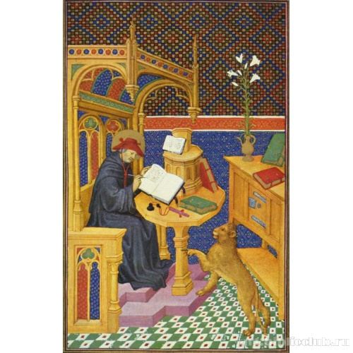 Часослов маршала Бусико. св. Иероним