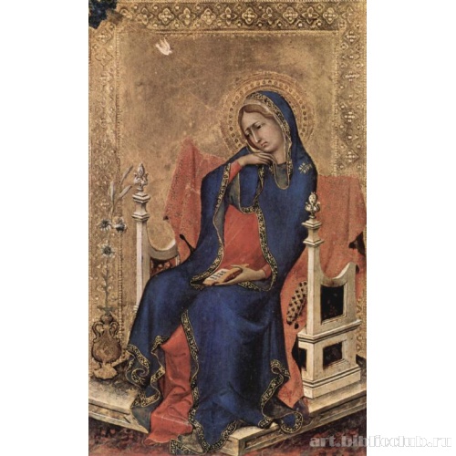 Благовещение Марии. Фрагмент