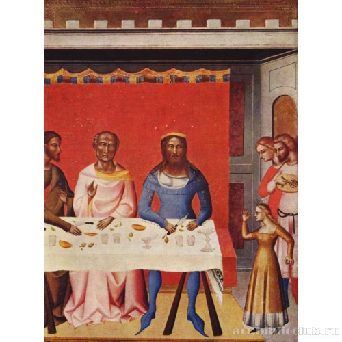 Иоанн Креститель и сцены из его жизни. Фрагмент