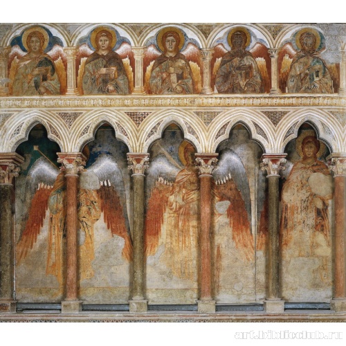 Над проходом - Престол уготованный: на другой стороне - Ангел с жезлом