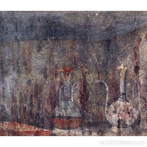 Сосуды с водой и вином