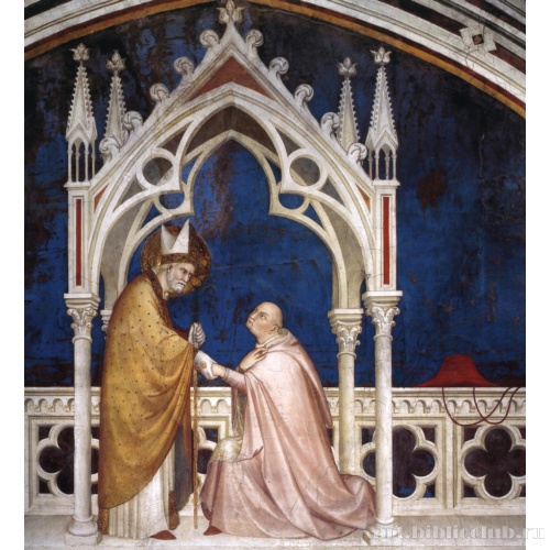 Кардинал Джентиле да Монтефьоре перед Святым Мартином